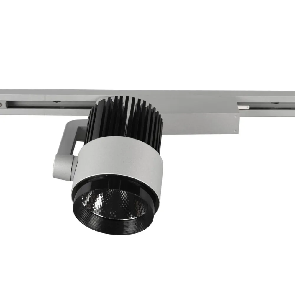 Trio Lighting Skinnesystem > LED-skinnespot Radiator til DUOline, titanium mat, CCT