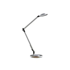 Lindby Arbejdsrum/Kontor|Bordlamper > LED-skrivebordlampe Rilana med dæmper, sølv