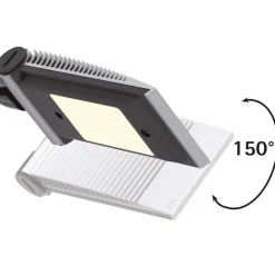 Maul Arbejdsrum/Kontor > LED-skrivebordslampe solaris, sølv, højde 64 cm