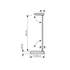 Arbejdsrum/Kontor|Bordlamper ^ Maul LED-skrivebordslampe study, hvid, stål, 49 cm, E27