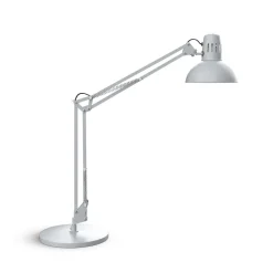 Maul Arbejdsrum/Kontor > LED-skrivebordslampe study, sølvfarvet, 49 cm, E27