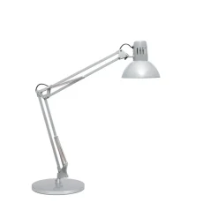 Maul Arbejdsrum/Kontor > LED-skrivebordslampe study, sølvfarvet, 49 cm, E27