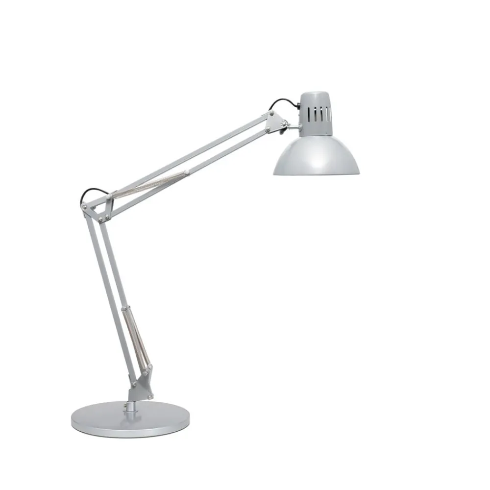 Maul Arbejdsrum/Kontor > LED-skrivebordslampe study, sølvfarvet, 49 cm, E27