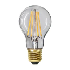 Dæmpbar Led-Pære|Filament Pære ^ STAR TRADING LED Soft Glow Memory, E27, 6,5 W, 2.100 K, dæmpbar, glødetråd