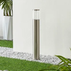 Sokkellamper ^ Lindby LED-sokkellampe Belen, stål