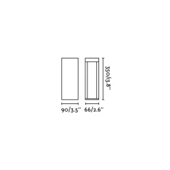 FARO BARCELONA Sokkellamper > LED-sokkellampe Cerler, antracit, 35 cm, IP65, CCT