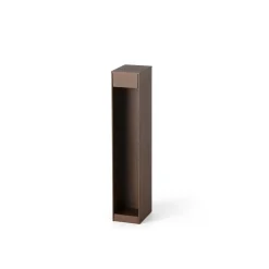 FARO BARCELONA Sokkellamper > LED-sokkellampe Cerler, brun, 35 cm, metal, IP65, CCT