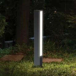 Viokef Sokkellamper > LED-sokkellampe Lir, højde 60 cm, mørkegrå metal