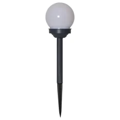 Solcellelamper|Sokkellamper ^ STAR TRADING LED-sokkellampe solcelle Globus i sæt af 4