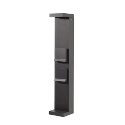Deko-Light Sokkellamper > LED-sokkellampe Stikkontaktkolonne Lerna, 60 cm, aluminium mørkegrå
