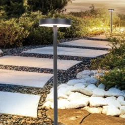 Viokef Sokkellamper|Udendørs Spot > LED-sokkellampe Tango mørkegrå Højde 50 cm Metal, jordspyd