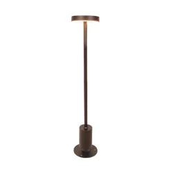 Viokef Sokkellamper|Udendørs Spot > LED-sokkellampe Tango rustbrun, højde 50 cm metal, jordspyd