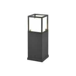 Trio Lighting Sokkellamper > LED-sokkellampe Witham, 40 cm høj, antracit, CCT, IP54