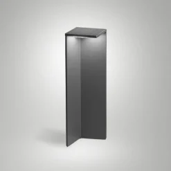 Fabas Luce Solcelle Lampe Med Sensor|Solcellelamper > LED-solcellebelysning Fold, mørkegrå, bevægelsessensor, IP54