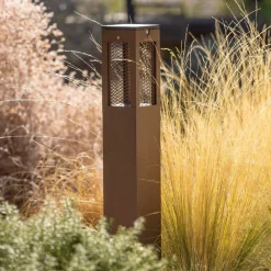 Les Jardins Solcelle Lampe Med Sensor|Gadebelysning Med Sensor > LED-solcellebelysning Tradition Sensor Corten 90 cm