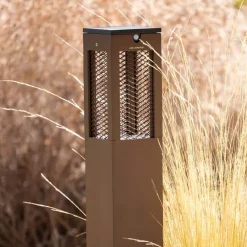 Les Jardins Solcelle Lampe Med Sensor|Gadebelysning Med Sensor > LED-solcellebelysning Tradition Sensor Corten 90 cm