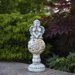 STAR TRADING Dekorationsbelysning|Solcellelamper > LED-solcellelampe Angel