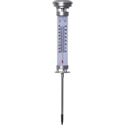 STAR TRADING Dekorationsbelysning > LED-solcellelampe Celsius, udendørstermometer