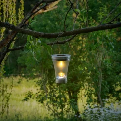 Solcellelamper ^ Näve 5146408 LED-solcellelampe deko, med jordspyd 8 stk