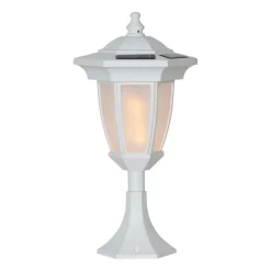 Solcellelamper|Sokkellamper ^ STAR TRADING LED-solcellelampe Flame, 4-i-1, hvid