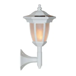 Solcellelamper|Sokkellamper ^ STAR TRADING LED-solcellelampe Flame, 4-i-1, hvid