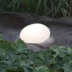 STAR TRADING Dekorationsbelysning|Solcellelamper > LED-solcellelampe Globy i stenform, længde 26,5 cm