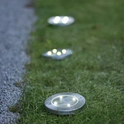 STAR TRADING Solcellelamper|Udendørs Spot > LED-solcellelampe Lawnlight, med jordspyd