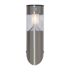 Solcelle Lampe Med Sensor|Væglampe Med Sensor ^ STAR TRADING LED-solcellelampe Marbella med bevægelsessensor