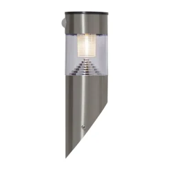 Solcelle Lampe Med Sensor|Væglampe Med Sensor ^ STAR TRADING LED-solcellelampe Marbella med bevægelsessensor
