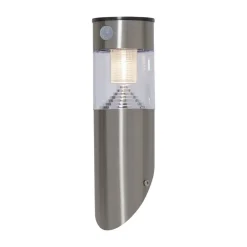 Solcelle Lampe Med Sensor|Væglampe Med Sensor ^ STAR TRADING LED-solcellelampe Marbella med bevægelsessensor