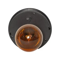 STAR TRADING Dekorationsbelysning|Solcellelamper > LED-solcellelampe Marron, højde 25 cm, brun, metal, USB-C