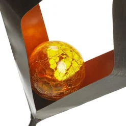 EGLO Solcellelamper > LED-solcellelampe 48702 med jordspyd og glaskugle