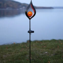 Dekorationsbelysning|Solcellelamper ^ STAR TRADING LED-solcellelampe Melilla, spids