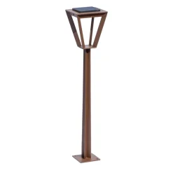Solcelle Lampe Med Sensor|Solcellelamper ^ Les Jardins LED-solcellelampe Metro med sensor, corten