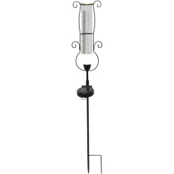 STAR TRADING Dekorationsbelysning|Solcellelamper > LED-solcellelampe Pluvio med regnmåler