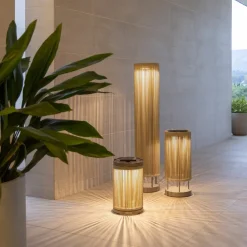 Les Jardins Solcellelamper > LED-solcellelampe Rop&Strip højde 120 cm, 3.000 K, 500 lm