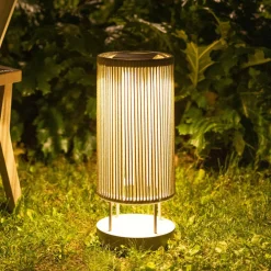 Les Jardins Solcellelamper > LED-solcellelampe Rop&Strip Højde 58 cm, 3.000 K, 500 lm