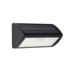 Searchlight Væglampe Med Sensor > LED-solcellelampe til væg 67422BK-PIR, bevægelsessensor