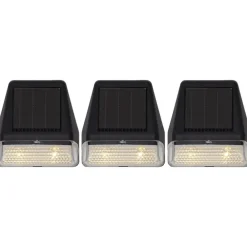 STAR TRADING Solcellelamper|Væglamper > LED-solcellelampe Wally Mini i sæt med 3 stk.