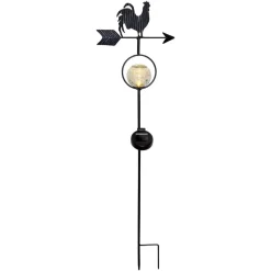 STAR TRADING Dekorationsbelysning|Solcellelamper > LED-solcellelampe Windy, viser vindretningen