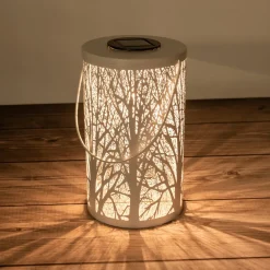 Solcellelamper ^ Näve 5266523 LED-solcellelygte med skovmotiv