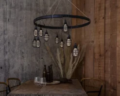 STAR TRADING Dekorationsbelysning|Solcellelamper > LED-solcellelyskæde Cage, 8 lyskilder