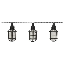 STAR TRADING Dekorationsbelysning|Solcellelamper > LED-solcellelyskæde Cage, 8 lyskilder