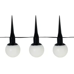 STAR TRADING Dekorationsbelysning|Solcellelamper > LED-solcellelyskæde combo, 6 lyskilder, IP44, plast