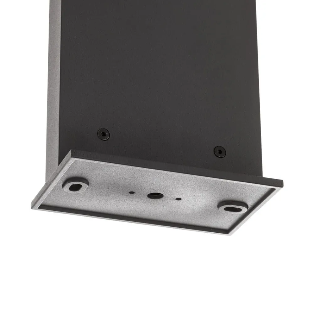 FARO BARCELONA Solcelle Lampe Med Sensor|Sokkellamper Med Sensor > LED-solcellevejbelysning Soleil, antracit, metal, IP54, sensor
