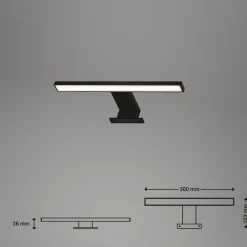 Briloner Væg- Og Spejllamper > LED-spejlbelysning Dun Brilo, IP44, bredde 30 cm