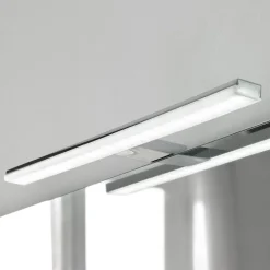 Ebir Væg- Og Spejllamper|Væglamper > LED-spejlbelysning Pandora, krom, bredde 45,8 cm