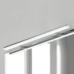 Ebir Væg- Og Spejllamper|Væglamper > LED-spejlbelysning Pandora, krom, bredde 80,8 cm