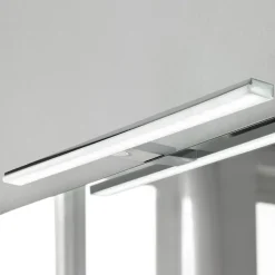 Væg- Og Spejllamper ^ Ebir LED-spejlbelysning Pandora, krom, bredde 60,8 cm