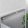 Væg- Og Spejllamper ^ MCJ LED-spejlbelysning Triga IP44, krom, 80 cm, 3.000K